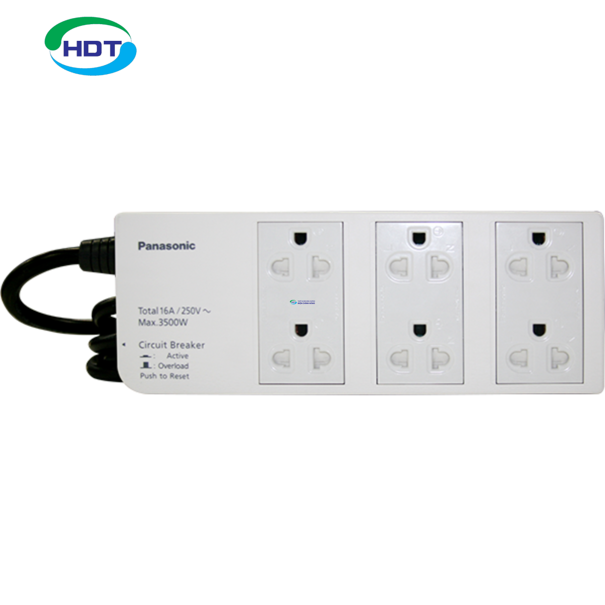 Ổ cắm có dây Panasonic WCHG2836 loại 6 Ổ cắm 3 chấu