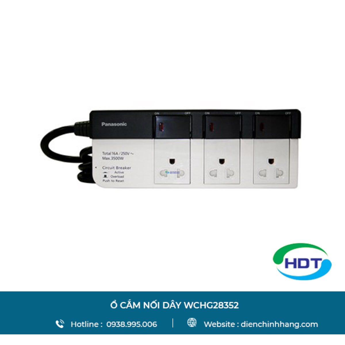 Ổ cắm có dây WCHG28352