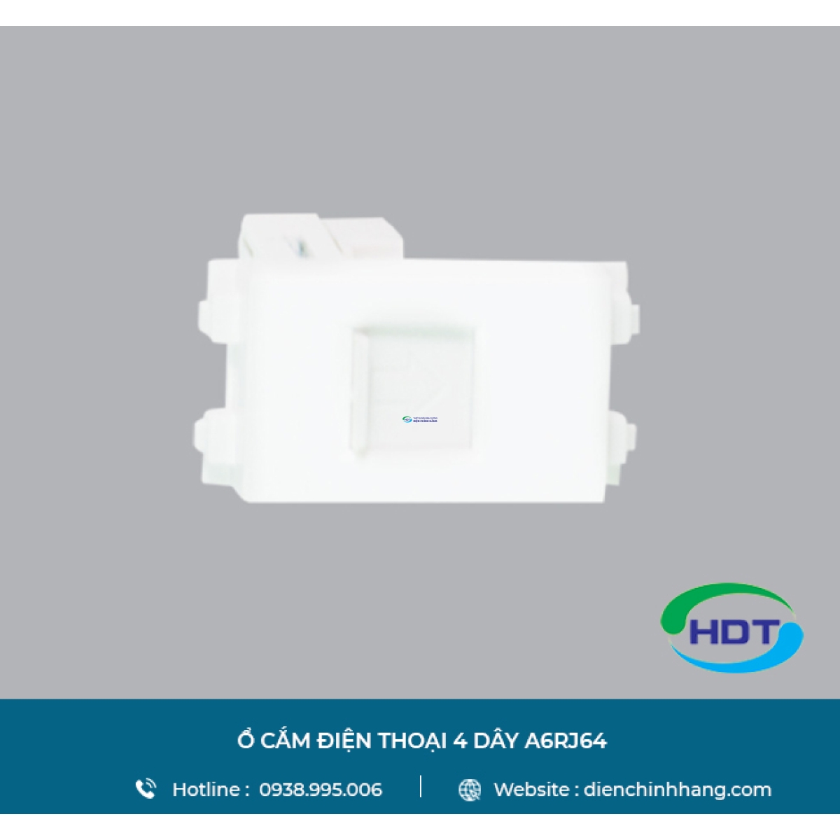 Ổ CẮM ĐIỆN THOẠI 4 DÂY A6RJ64