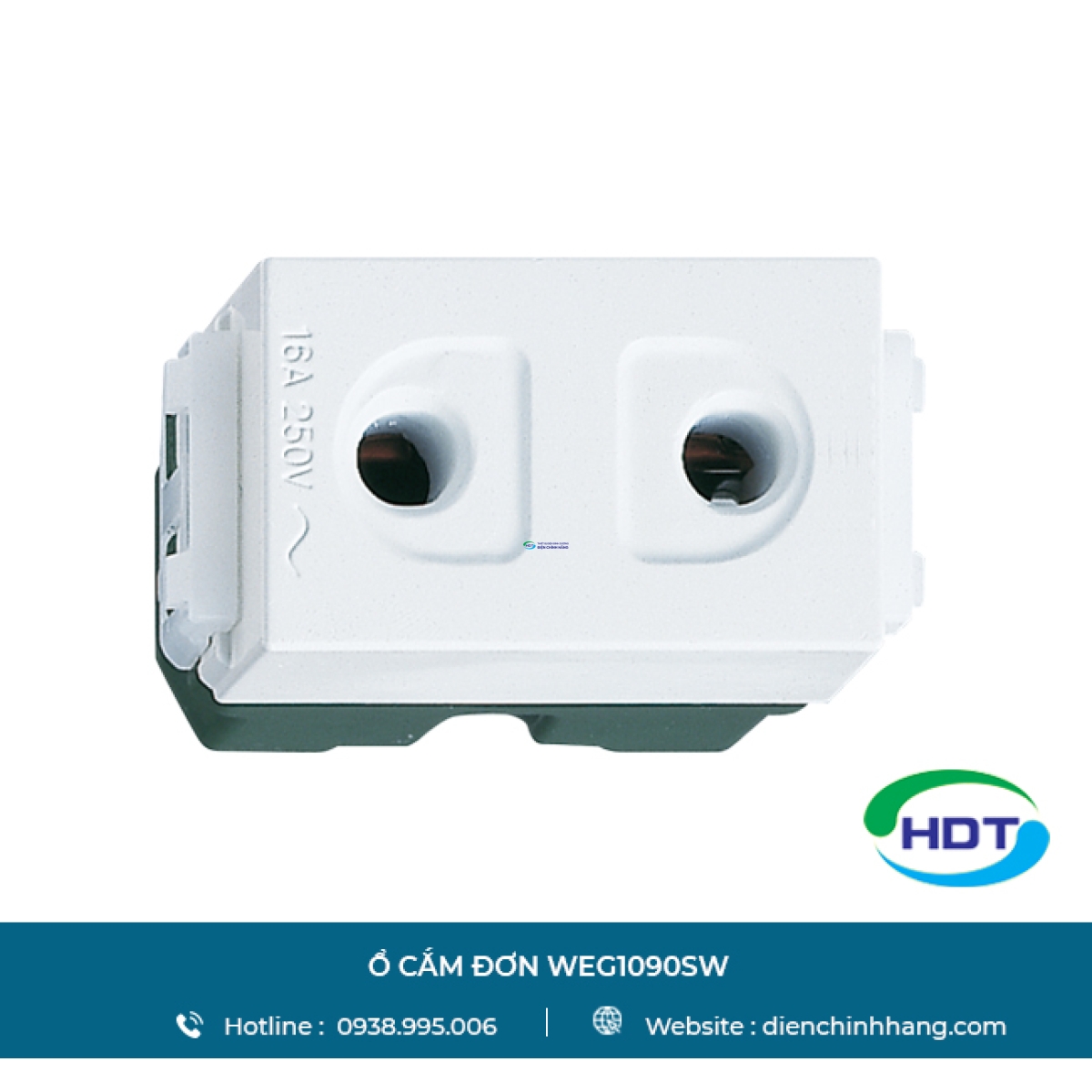 Ổ cắm đơn WEG1090SW
