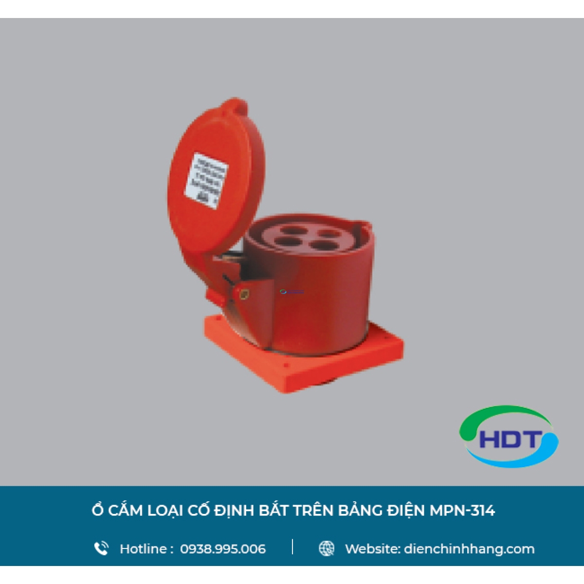 Ổ CẮM LOẠI CỐ ĐỊNH BẮT TRÊN BẢNG ĐIỆN MPE MPN-324