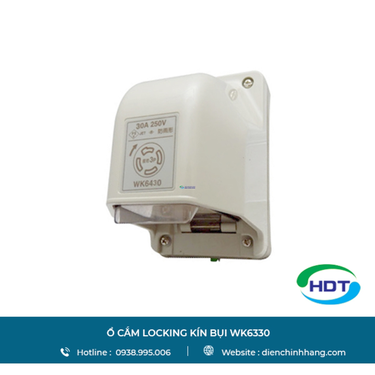 Ổ cắm locking kín bụi PCE WK6330