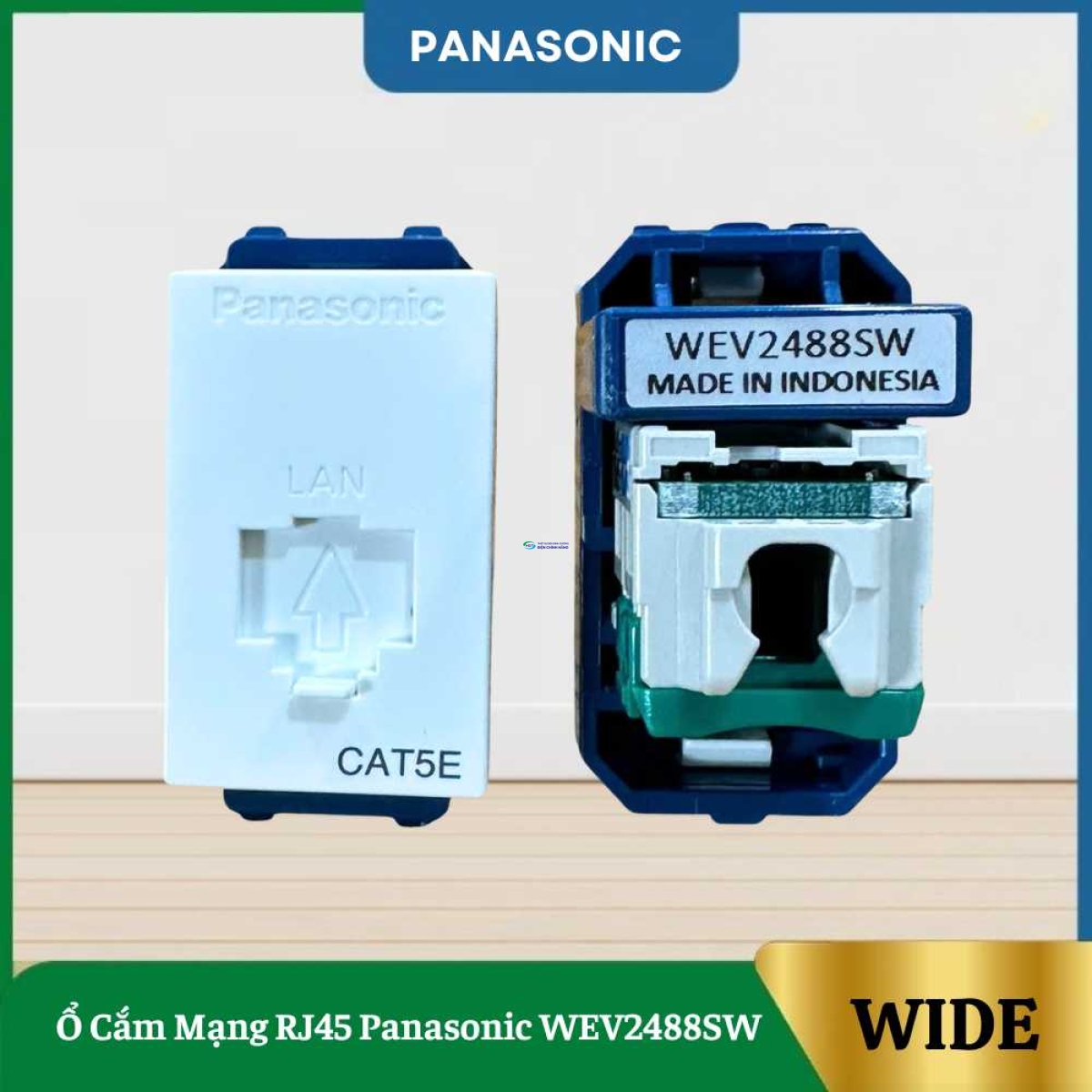 Ổ Cắm Mạng RJ45 Panasonic WEV2488SW