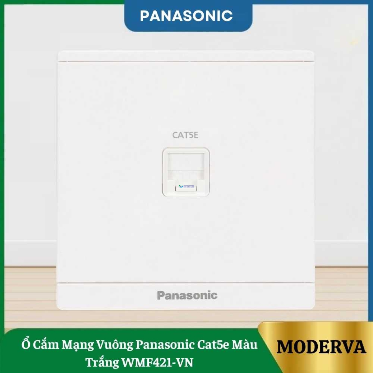 Ổ Cắm Mạng Vuông Panasonic Cat5e Màu Trắng WMF421-VN