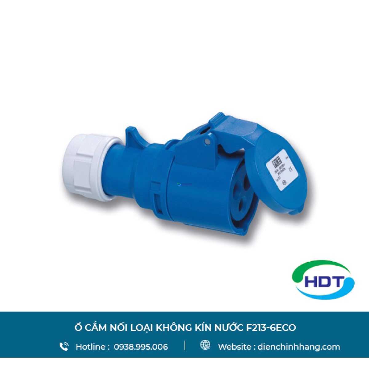 Ổ cắm nối loại không kín nước PCE F213-6ECO
