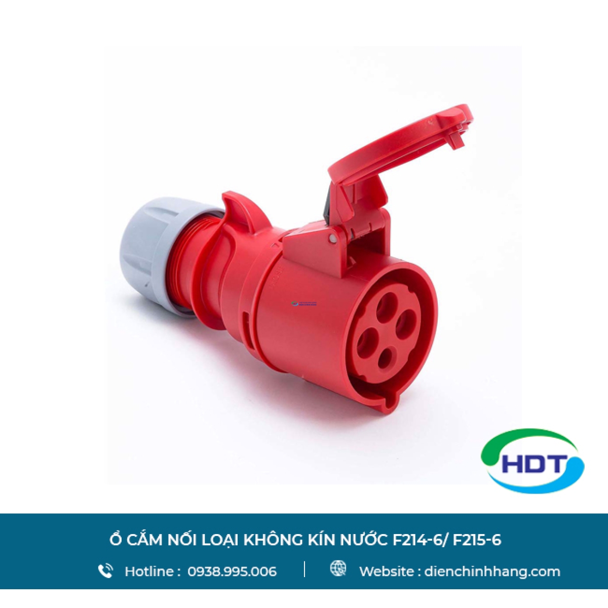 Ổ cắm nối loại không kín nước PCE F214-6