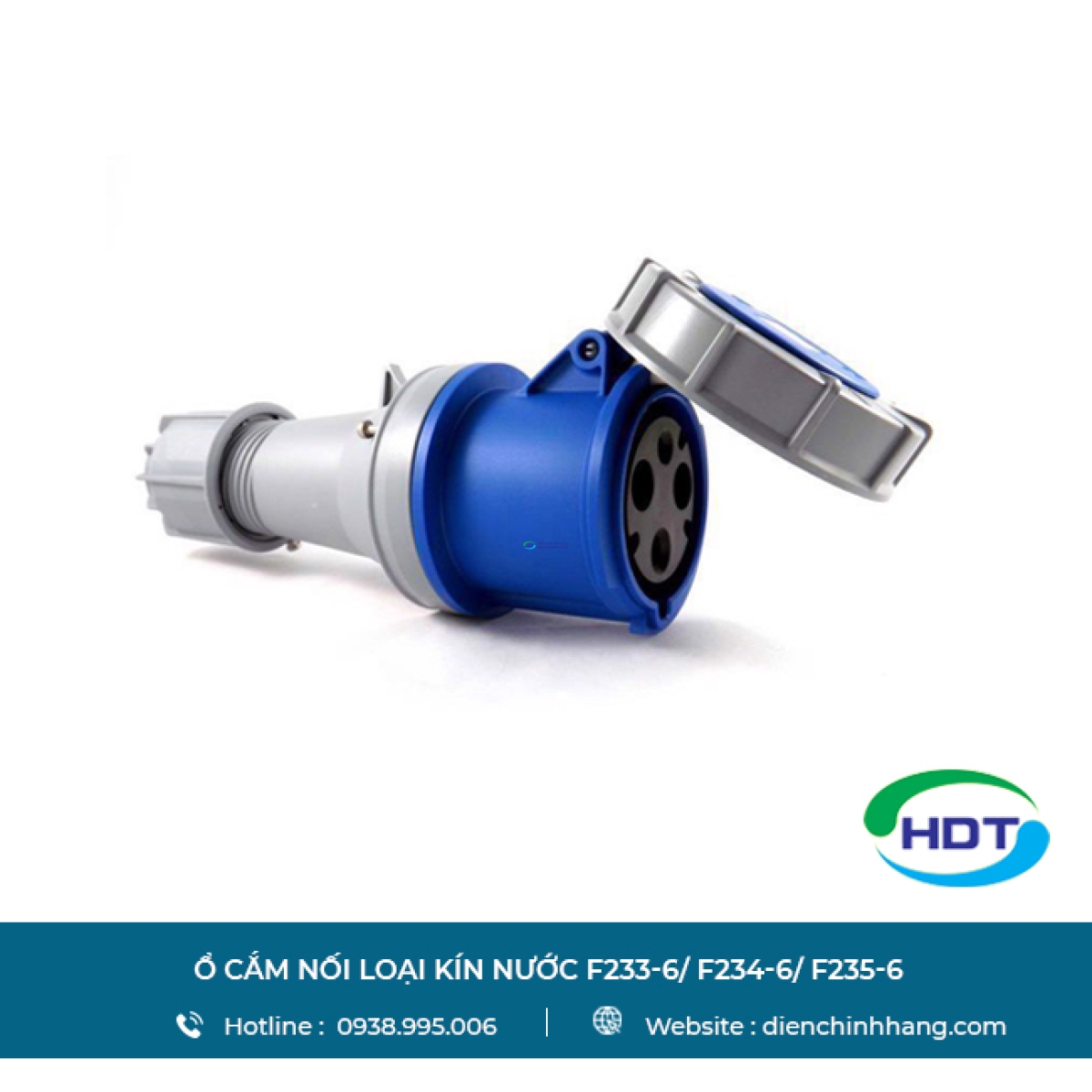 Ổ cắm nối loại kín nước PCE F233-6