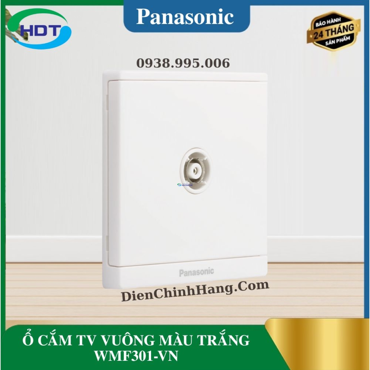 Ổ CẮM TV VUÔNG MÀU TRẮNG WMF301-VN