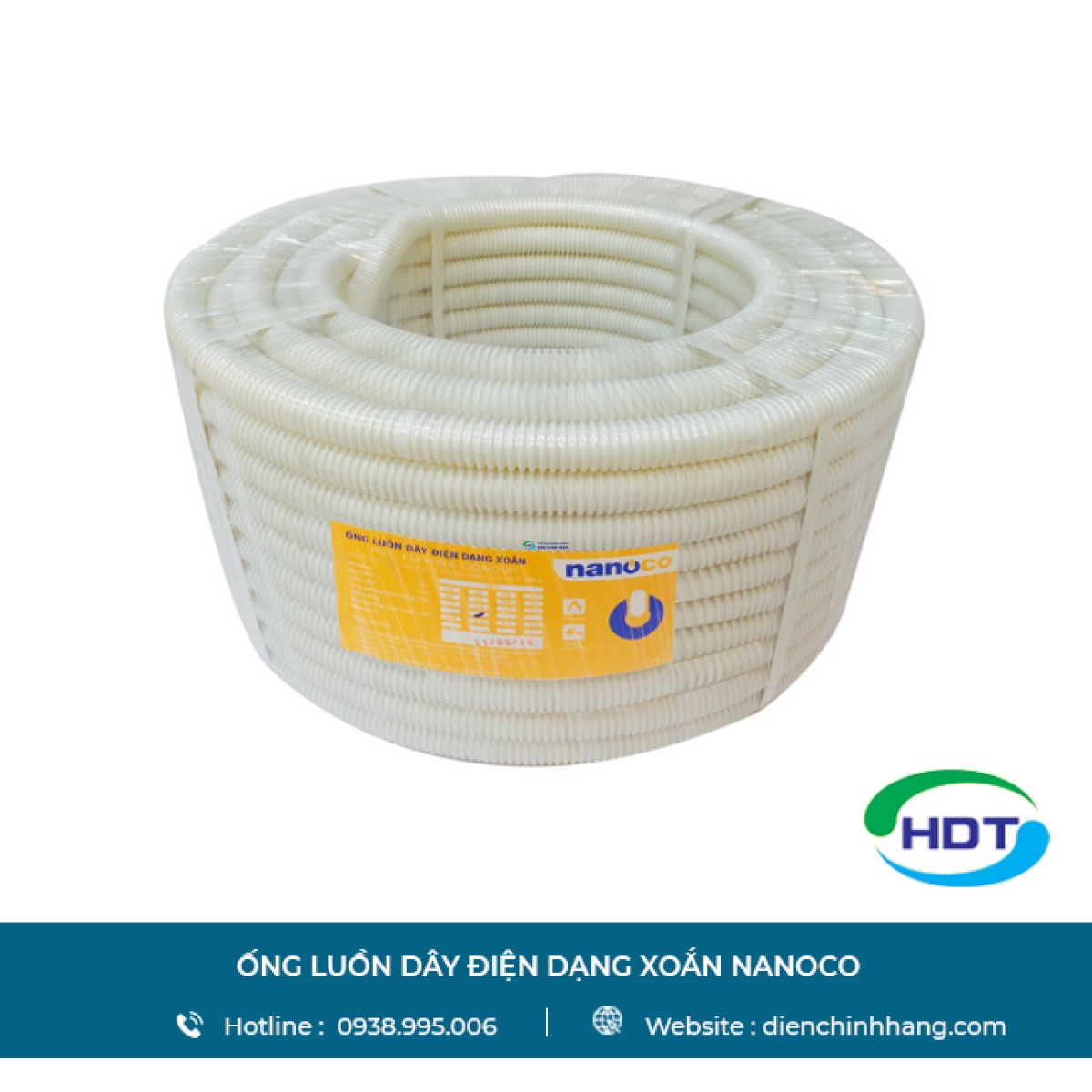 Ống luồn dây điện dạng xoắn Nanoco