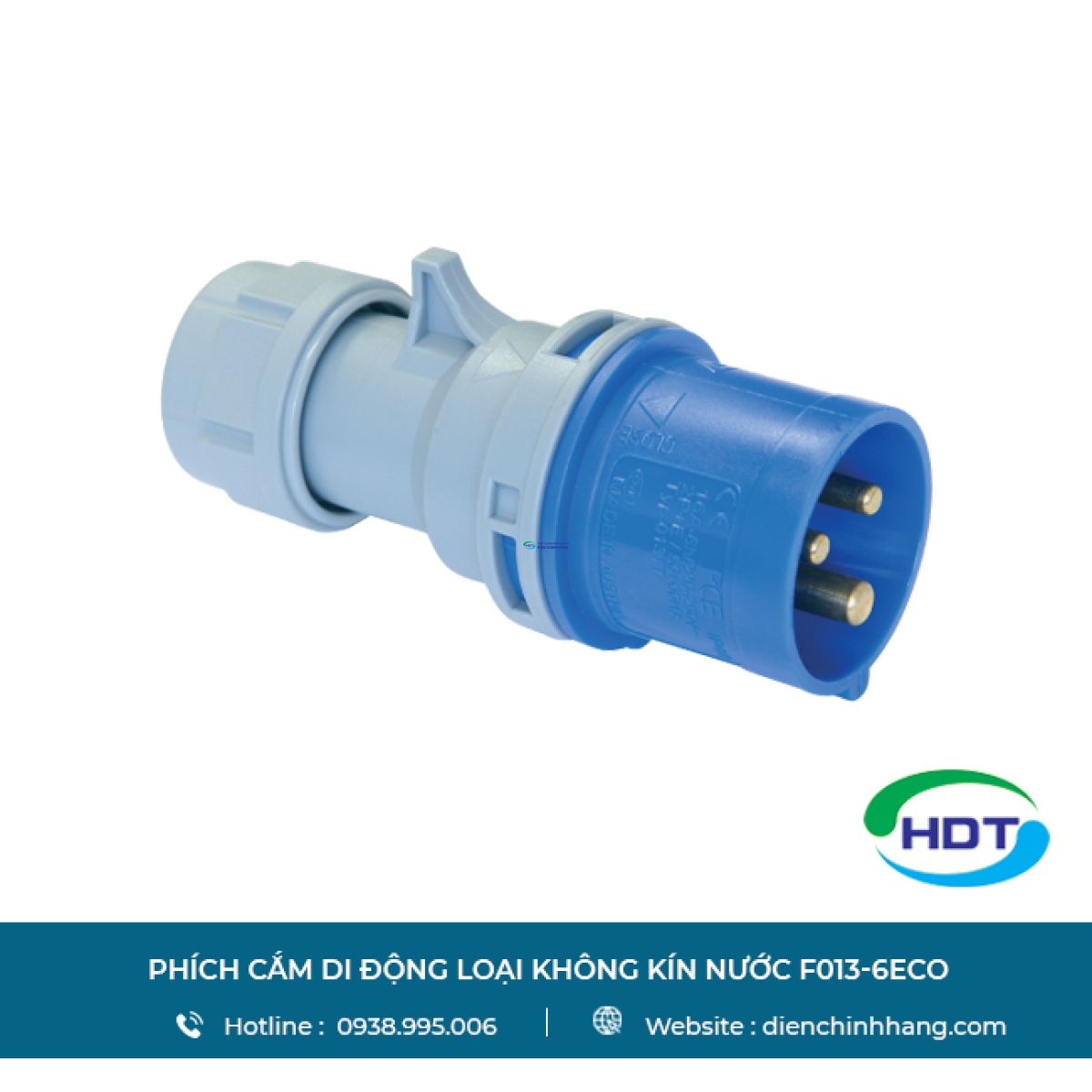 Phích cắm di động loại không kín nước PCE F013-6ECO