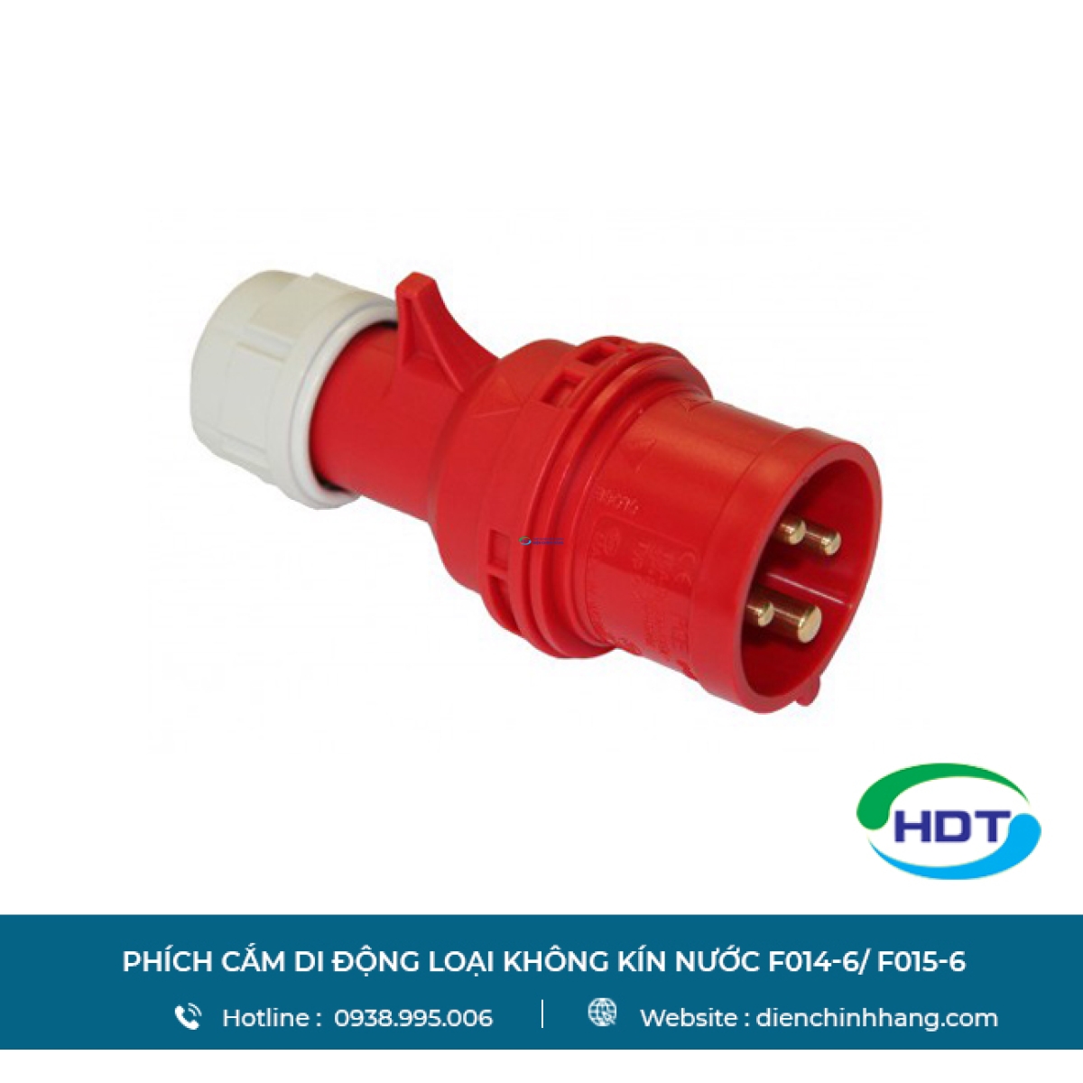 Phích cắm di động loại không kín nước PCE F014-6