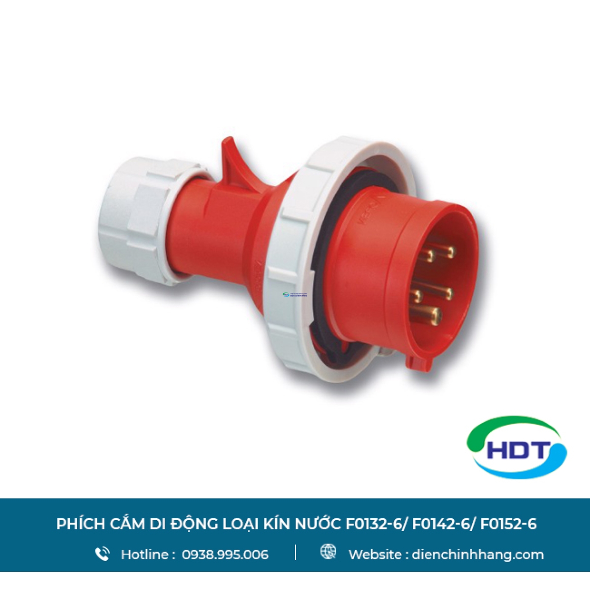 Phích cắm di động loại kín nước PCE F0132-6