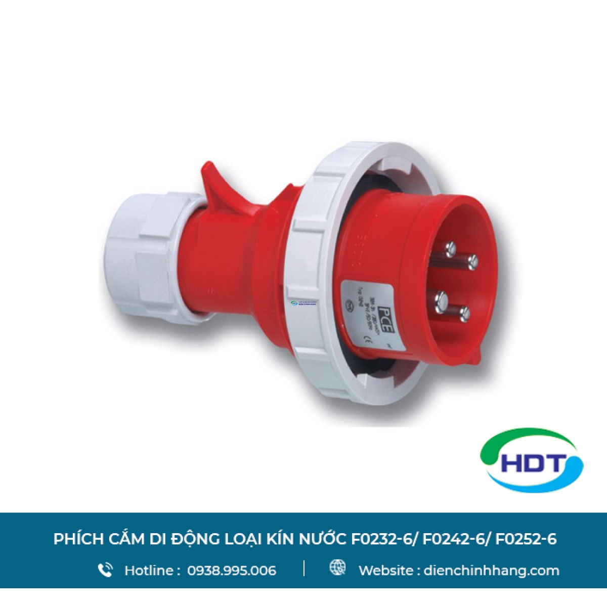 Phích cắm di động loại kín nước PCE F0232-6