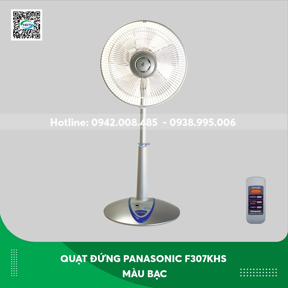 Quạt đứng Panasonic F307KHS màu bạc