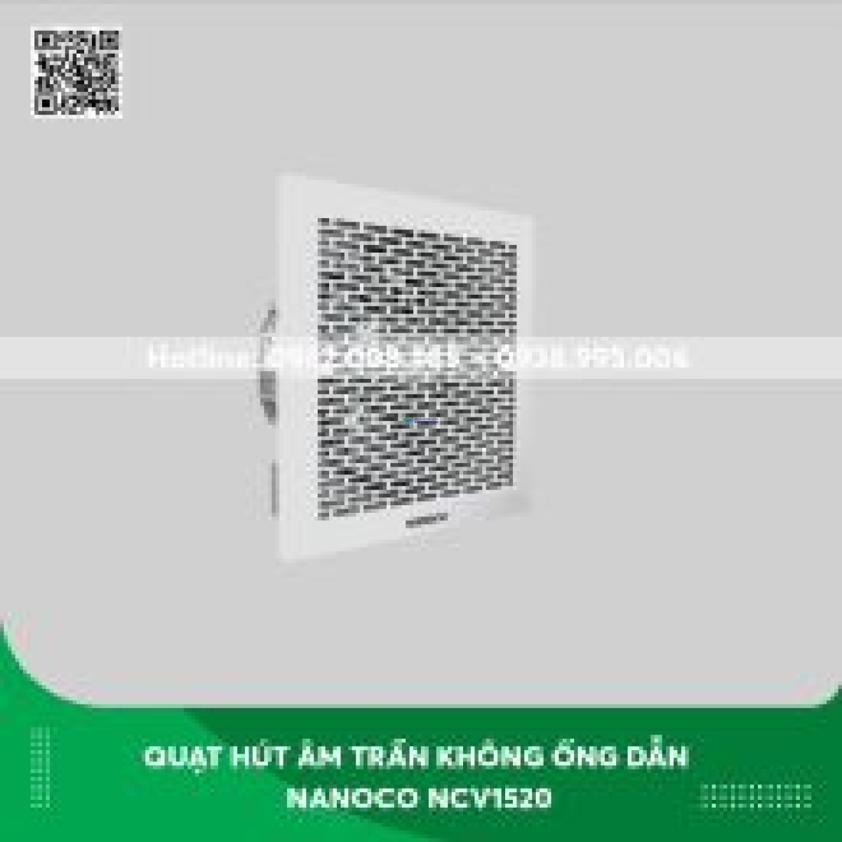 Quạt hút âm trần Nanoco không ống dẫn NCV1520