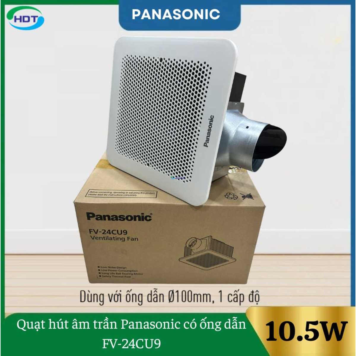 Quạt Hút Âm Trần Panasonic Có Ống Dẫn FV-24CU9