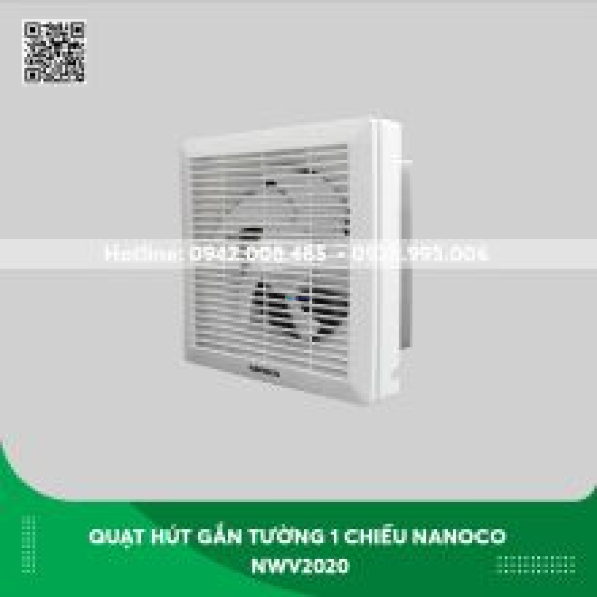 Quạt hút gắn tường 1 chiều Nanoco NWV2020