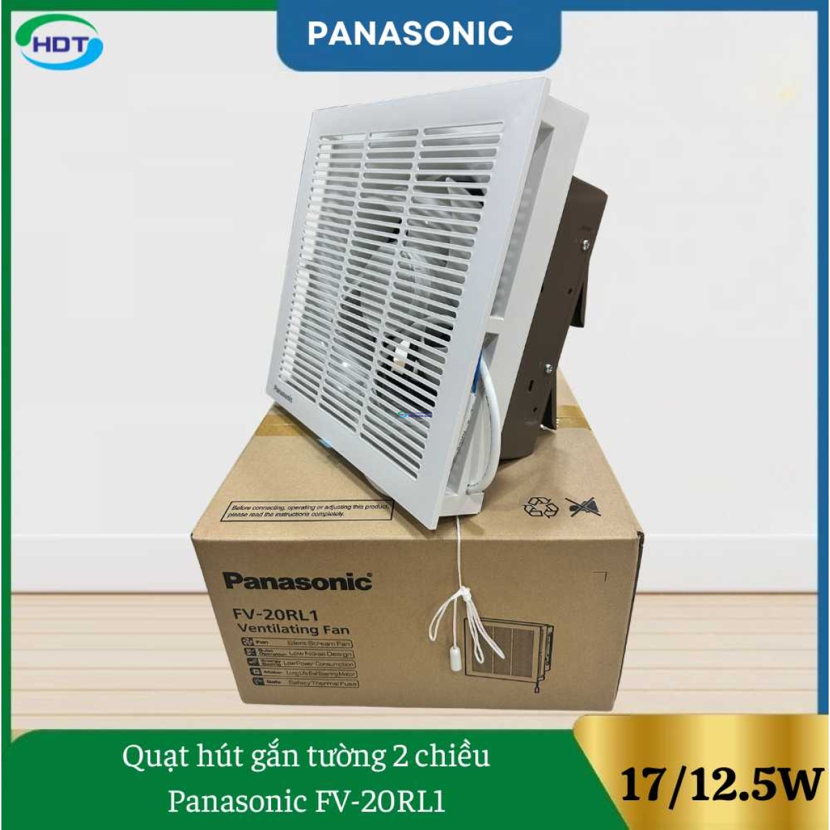 Quạt Hút Gắn Tường 2 Chiều Panasonic FV-20RL1