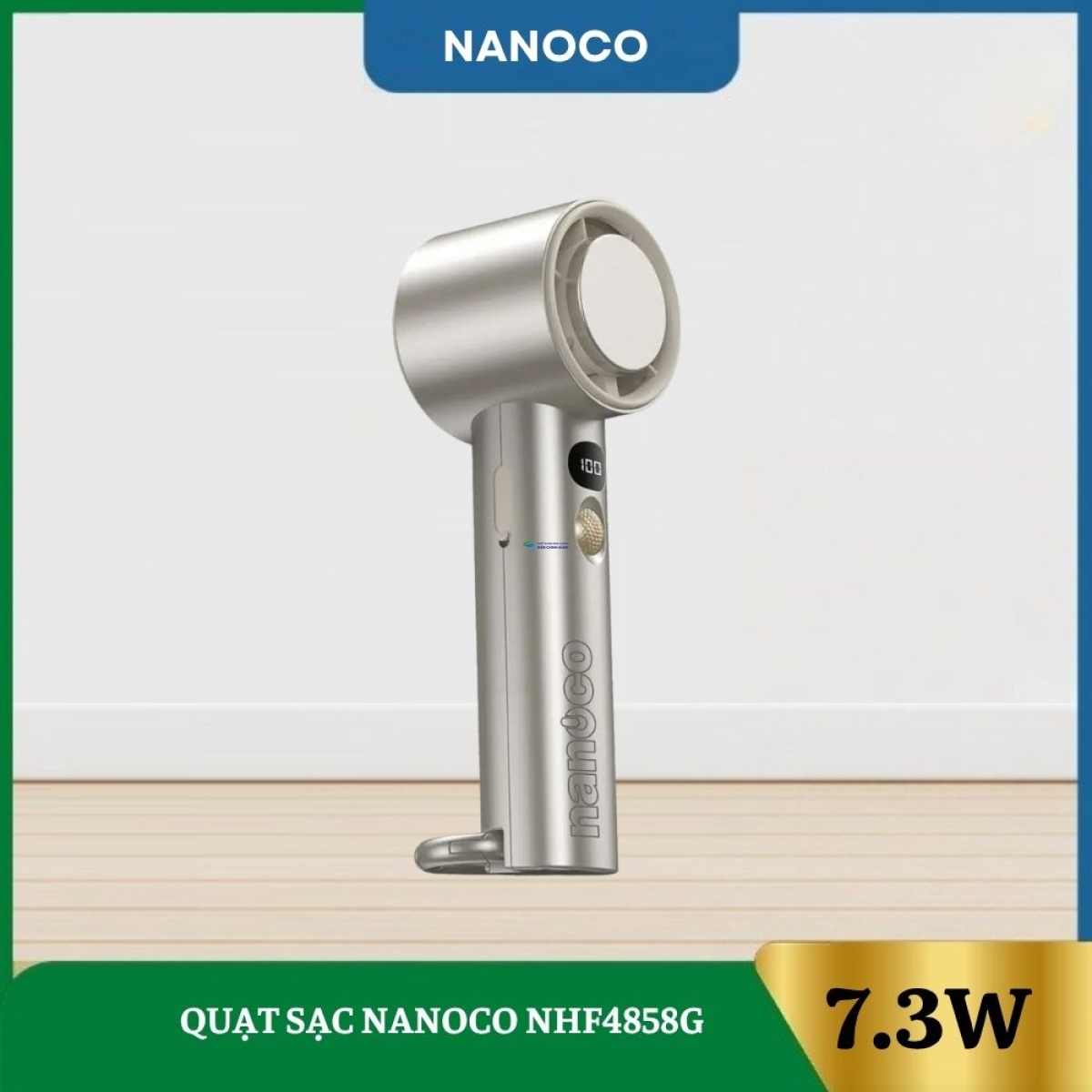 Quạt Sạc Nanoco NHF4858G