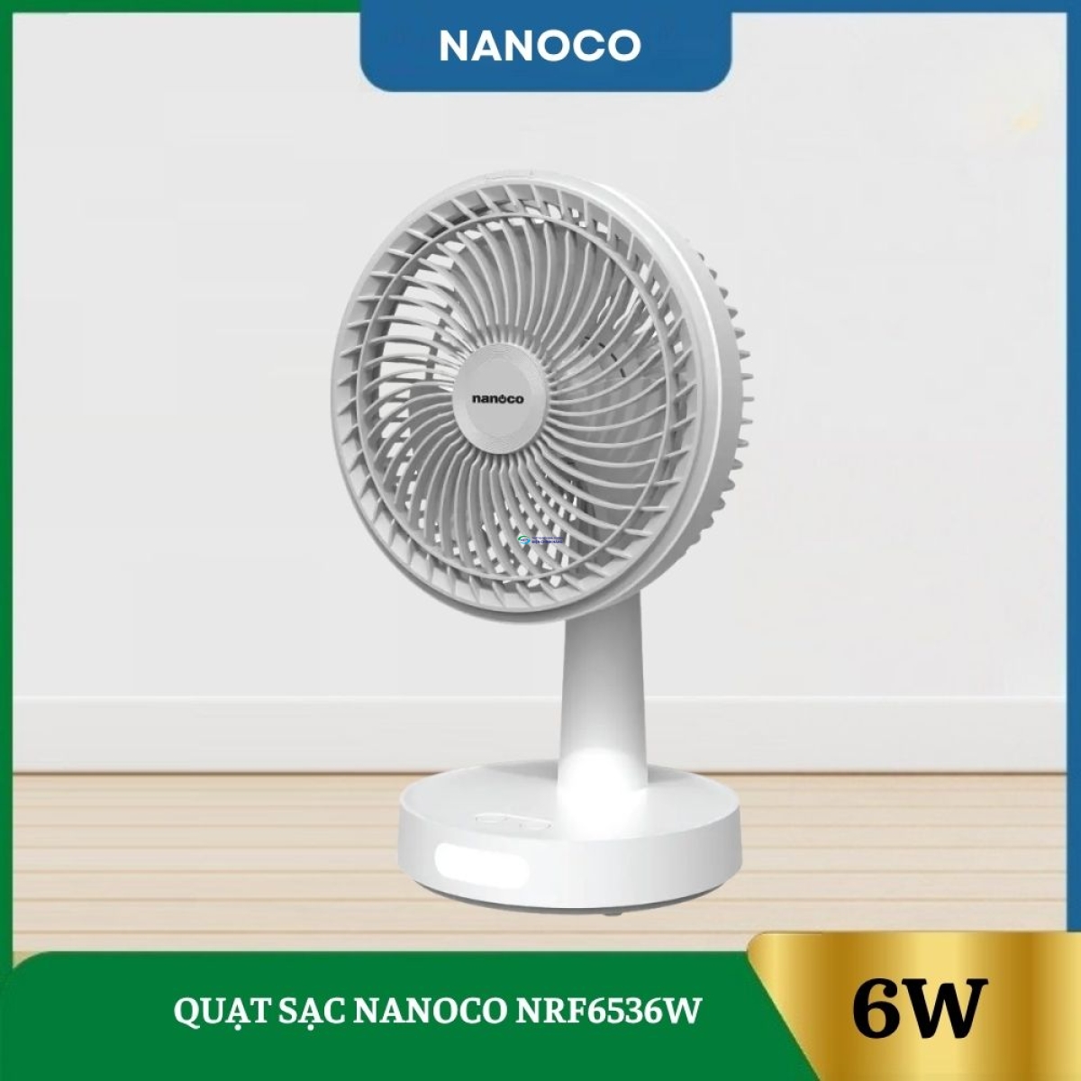 Quạt Sạc Nanoco NRF6536W
