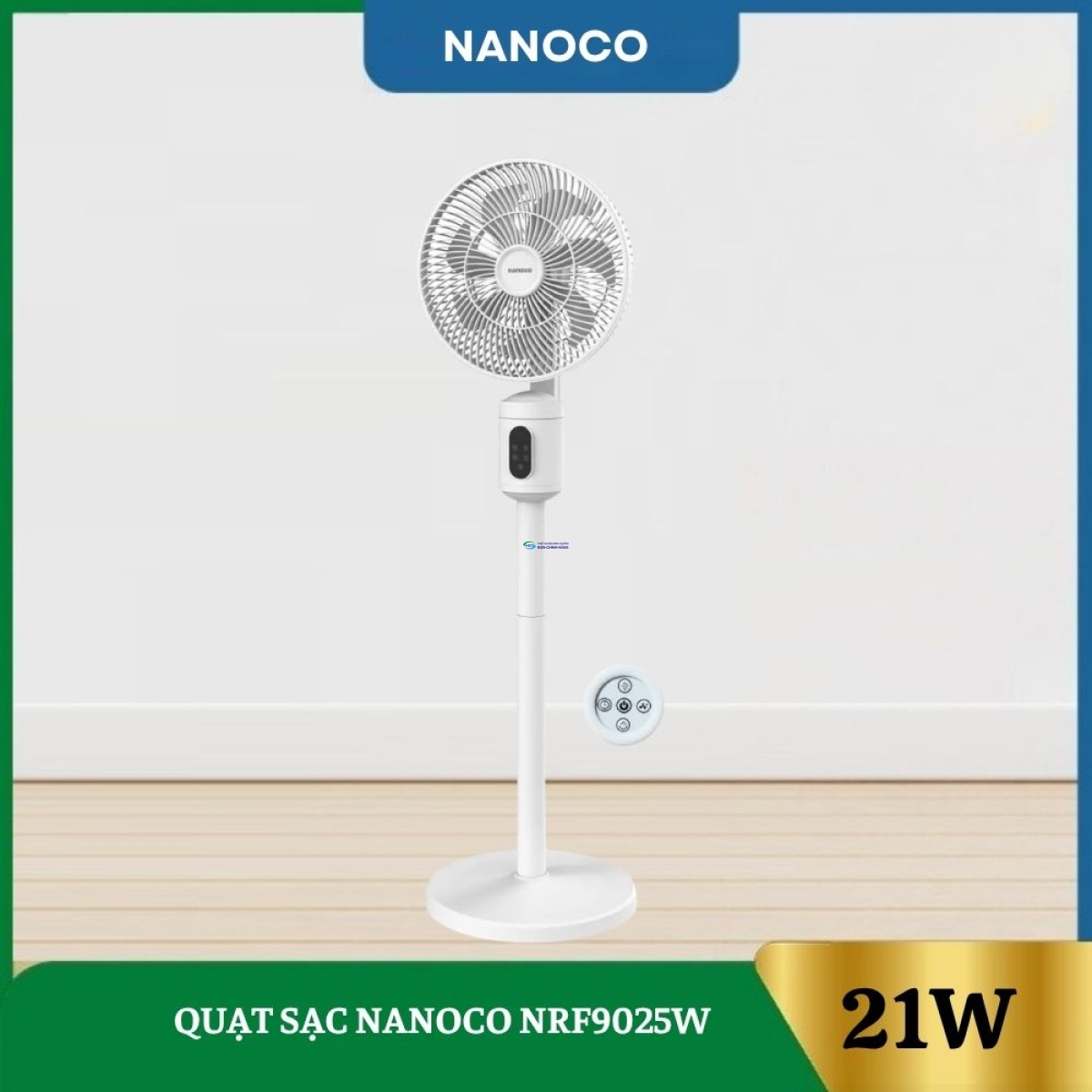 Quạt Sạc Nanoco NRF9025W