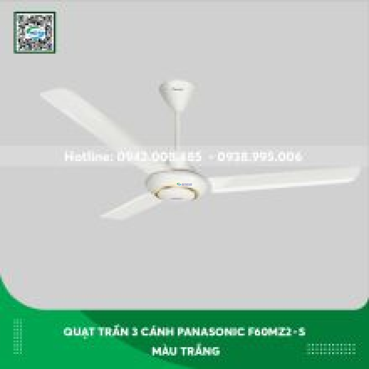 Quạt trần Panasonic 3 cánh F60MZ2-S màu trắng