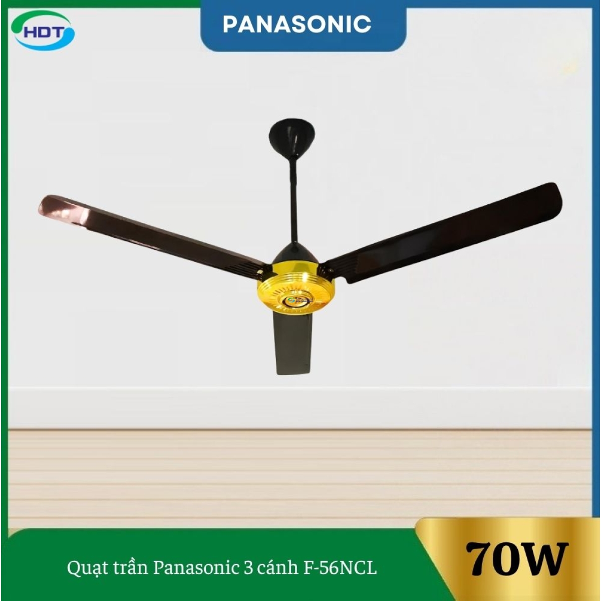 Quạt trần panasonic 3 cánh F-56NCL