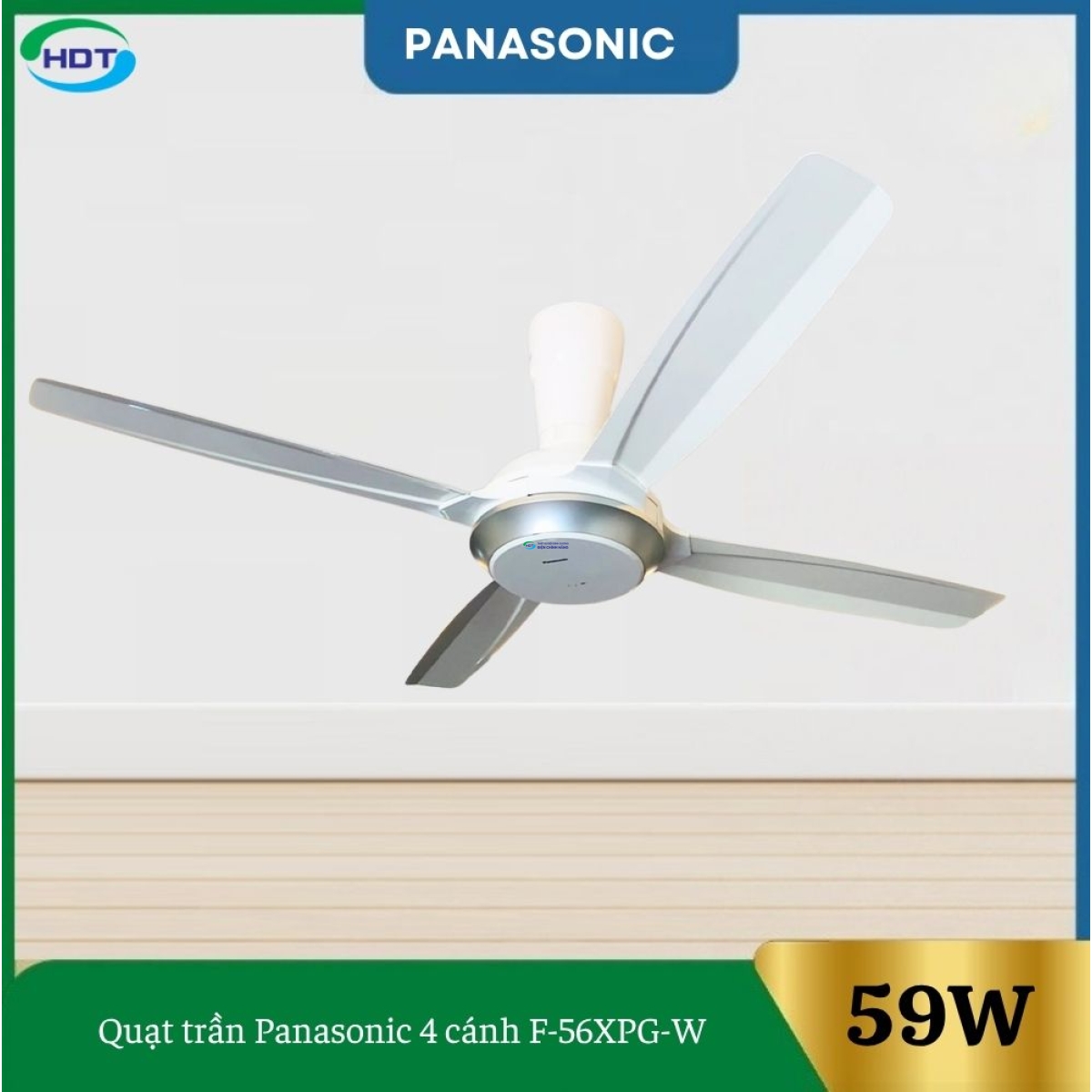 Quạt Trần Panasonic 4 Cánh F-56XPG-W