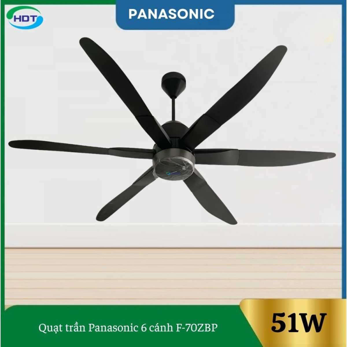 quạt trần panasonic 6 cánh F-70ZBP