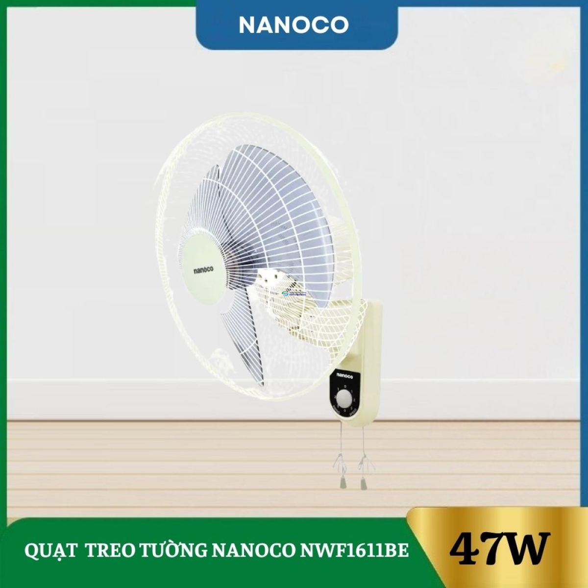 Quạt Treo Tường Nanoco NWF1611BE