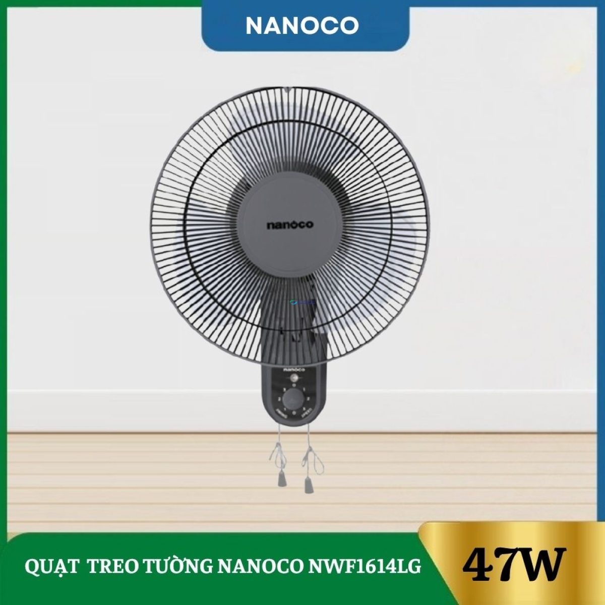 Quạt Treo Tường Nanoco NWF1614LG