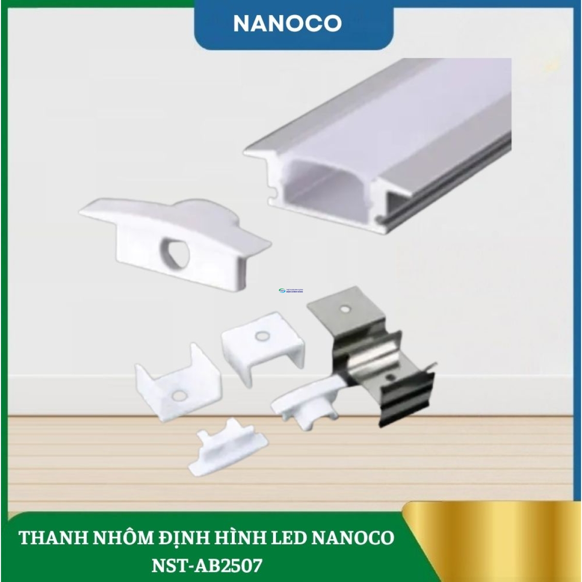 Thanh Nhôm Định Hình Led Nanoco NST-AB2507
