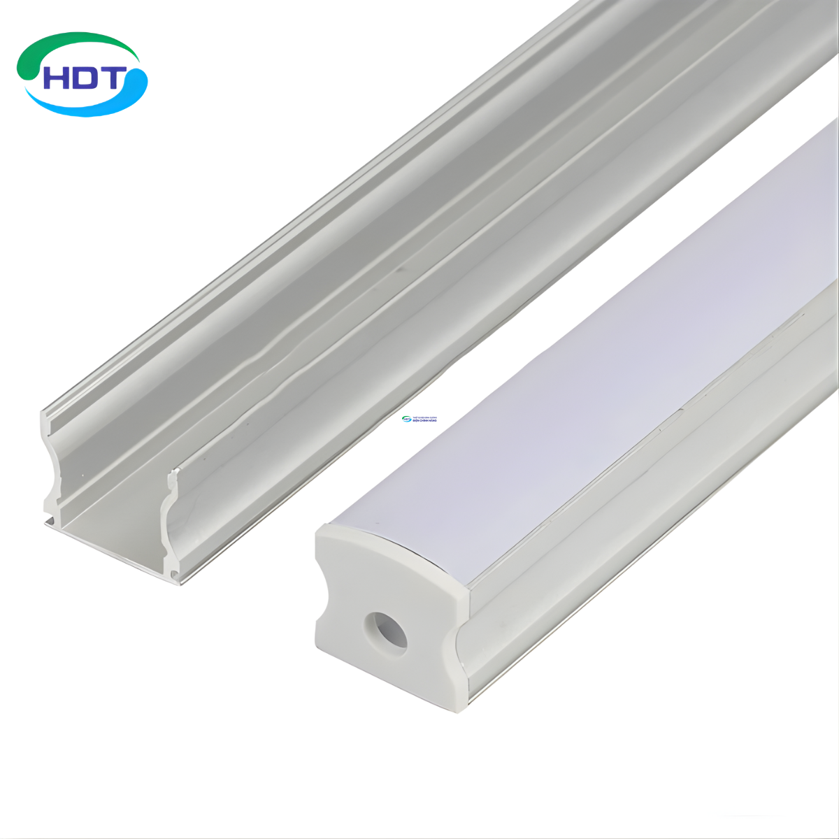Thanh nhôm định hình LED Nanoco NST-AB2507 dùng cho LED dán trong nhà có chiều rộng 12mm