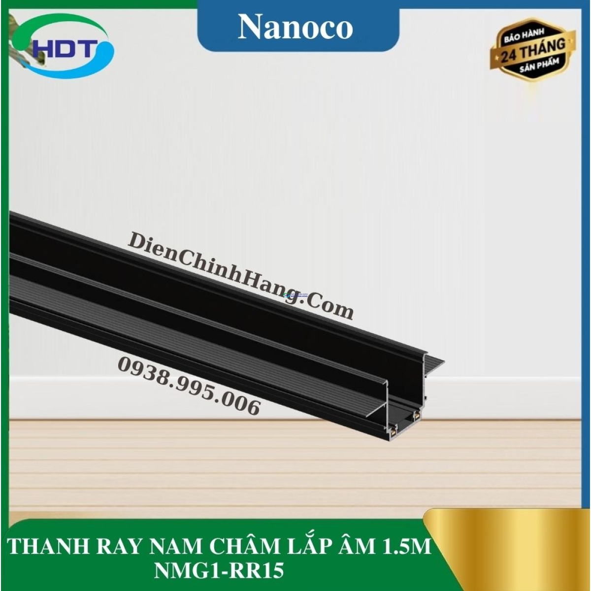 THANH RAY NAM CHÂM LẮP ÂM 1.5M NANOCO NMG1-RR15