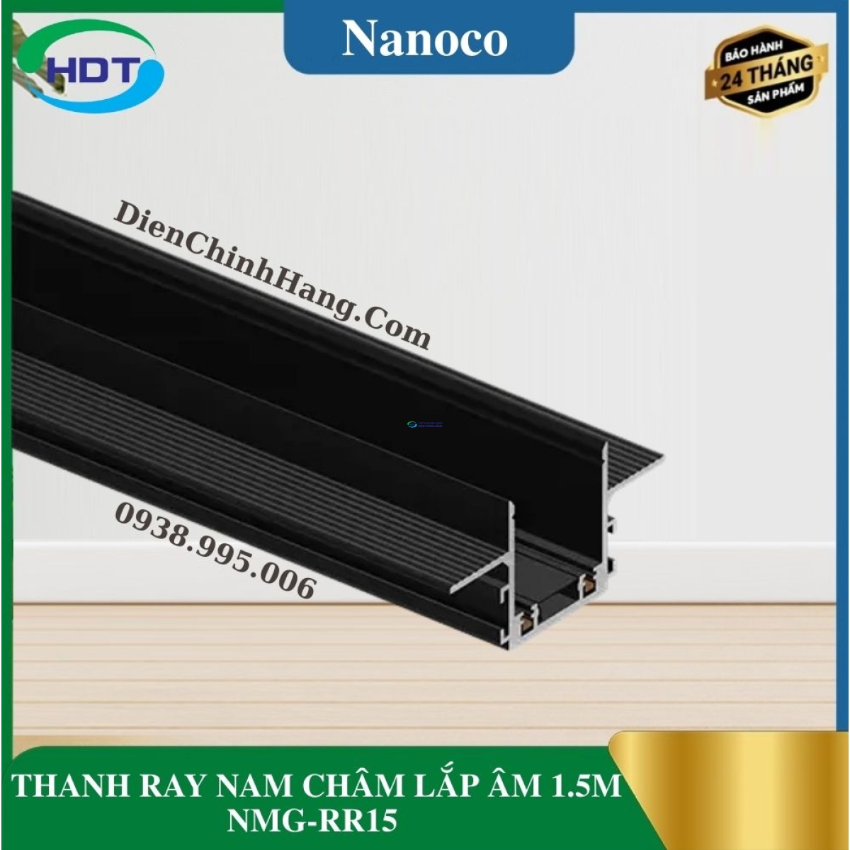 THANH RAY NAM CHÂM LẮP ÂM 1.5M NANOCO NMG-RR15