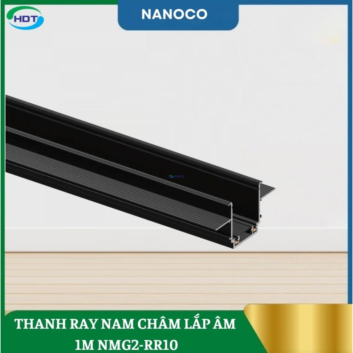 Thanh Ray Nam Châm Lắp Âm Nanoco 1m NMG2-RR10