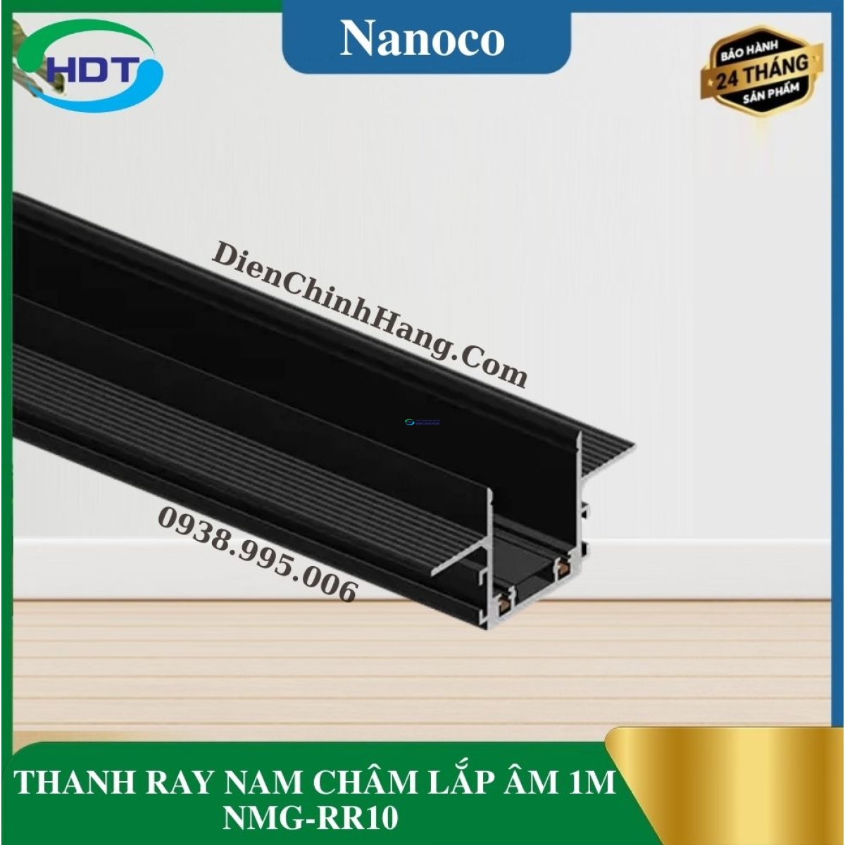 THANH RAY NAM CHÂM LẮP ÂM 1M NANOCO NMG-RR10