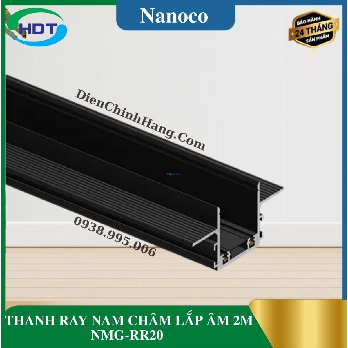 NẮP CHỤP NHỰA THANH RAY NAM CHÂM ÂM NMG-RRC