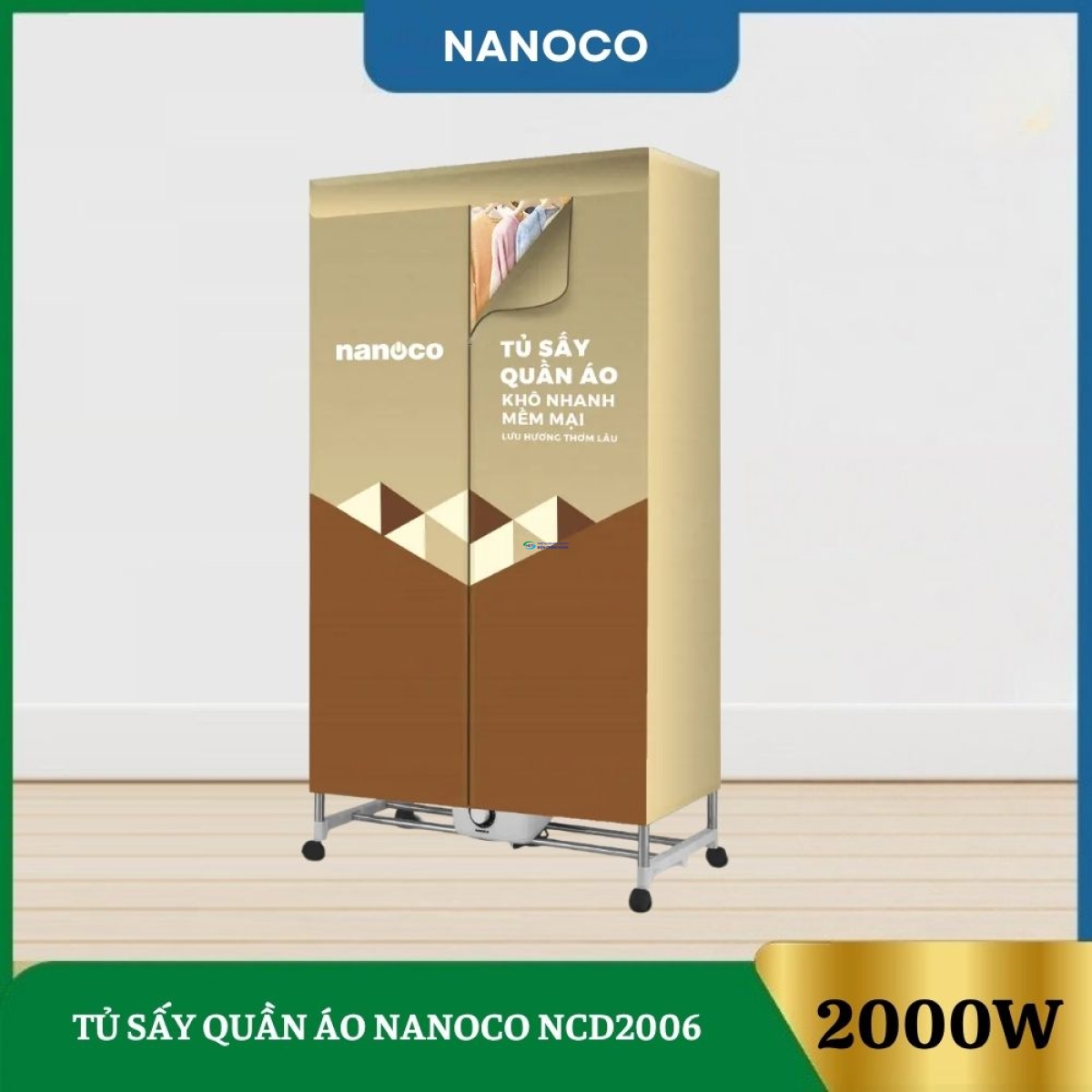 Tủ Sấy Quần Áo Nanoco NCD2006