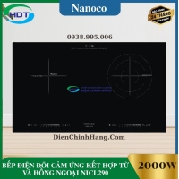 BẾP ĐIỆN ĐÔI CẢM ỨNG KẾT HỢP TỪ VÀ HỒNG NGOẠI NICL290
