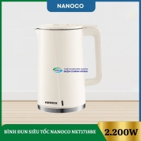 Bình Đun Siêu Tốc Nanoco NKT1718BE