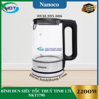 BÌNH ĐUN SIÊU TỐC THUỶ TINH 1.7L NKT1790