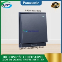 BỘ 1 CÔNG TẮC 1 CHIỀU VUÔNG XÁM DẠ QUANG WMF511MYH-1VN