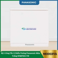 Bộ 1 Công Tắc 2 Chiều Vuông Panasonic Màu Trắng WMF502-VN