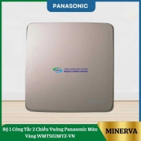 Bộ 1 Công Tắc 2 Chiều Vuông Panasonic Màu Vàng WMT502MYZ-VN