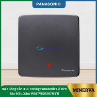 Bộ 1 Công Tắc D 20 Vuông Panasonic Có Đèn Báo Màu Xám WMTV503307MYH