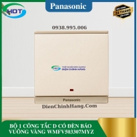 BỘ 1 CÔNG TẮC D CÓ ĐÈN BÁO VUÔNG VÀNG WMFV503307MYZ