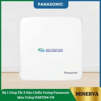 Bộ 1 Công Tắc E Đảo Chiều Vuông Panasonic Màu Trắng WMT594-VN