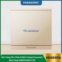 Bộ 1 Công Tắc E Đảo Chiều Vuông Panasonic Màu Vàng WMF594MYZ-VN