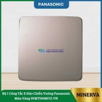 Bộ 1 Công Tắc E Đảo Chiều Vuông Panasonic Màu Vàng WMT594MYZ-VN